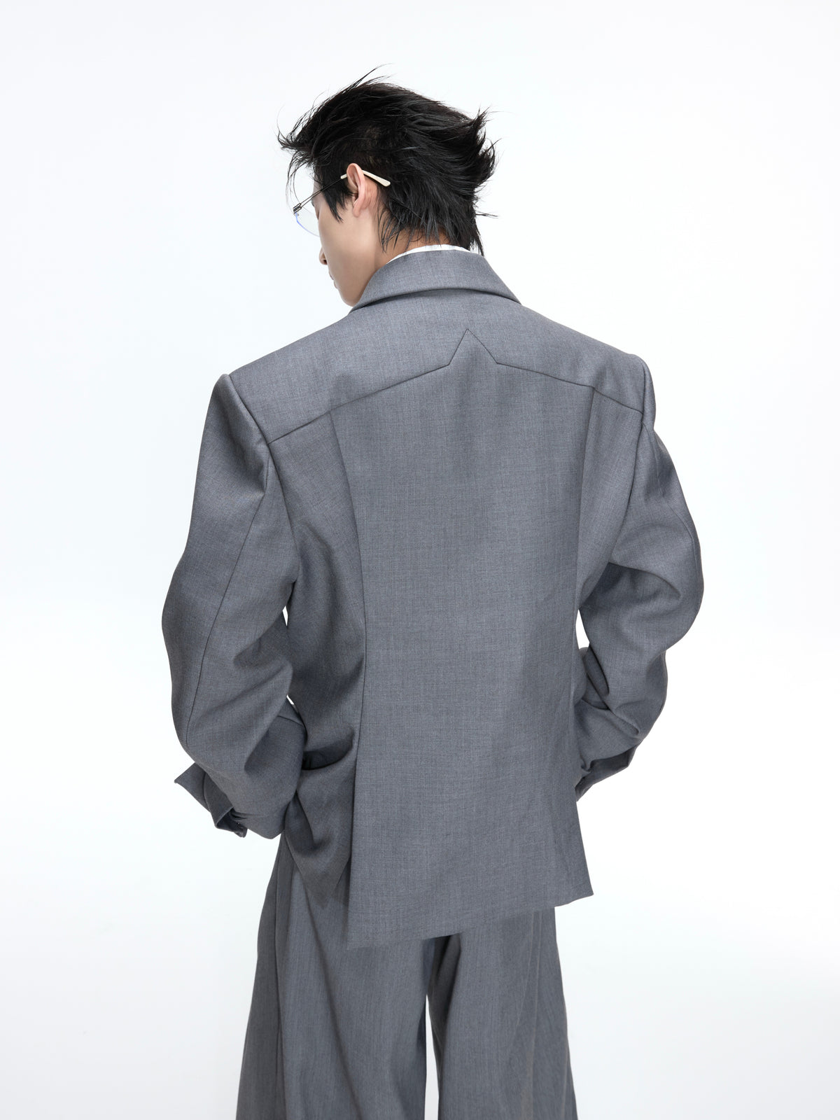 Metal-Detail Wide-Lapel Suit Separates - product image 3
