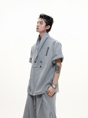 V-Neck Structured Shirt and Trouser Set - product image 4