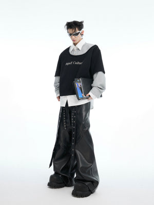 Color-Blocked Three-Piece Long-Sleeve T-Shirt - product image 3