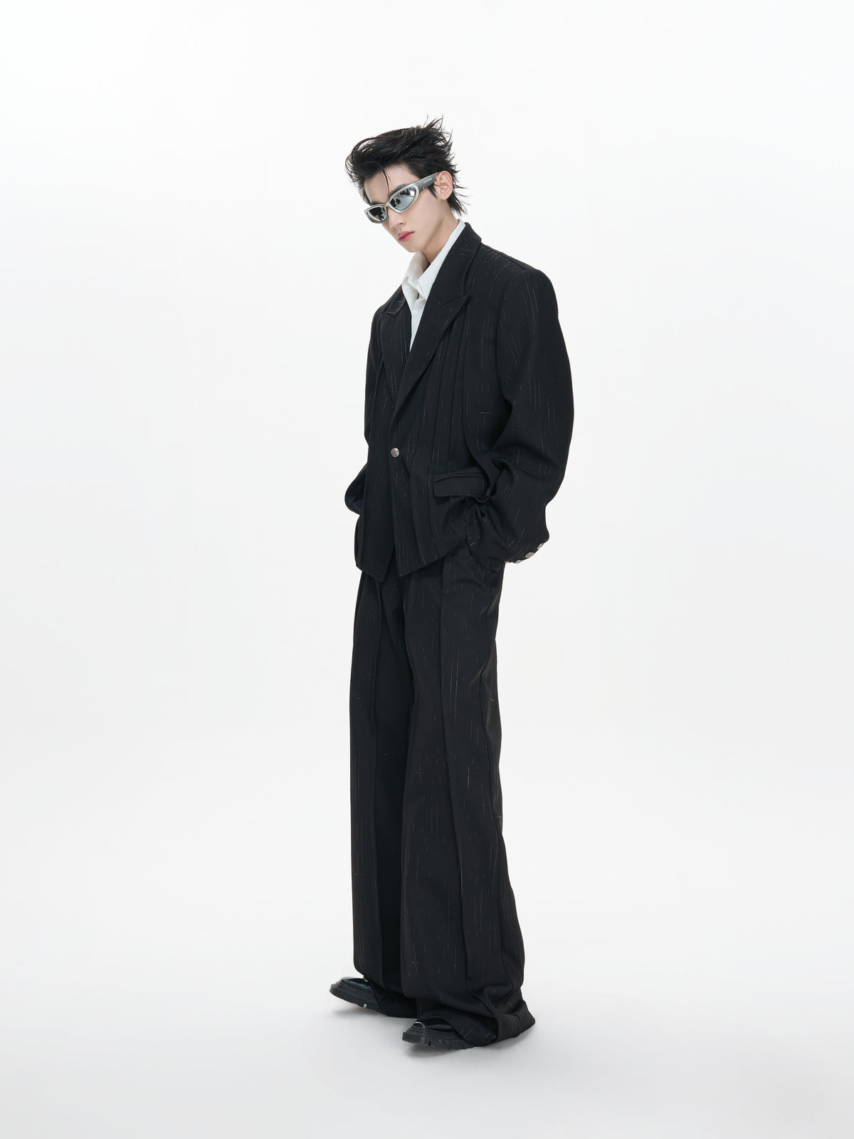 Black Deconstructed Suit Set - product image 2
