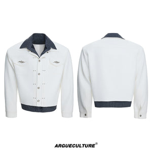 Striped Layered Short Wide Jacket - product image 5