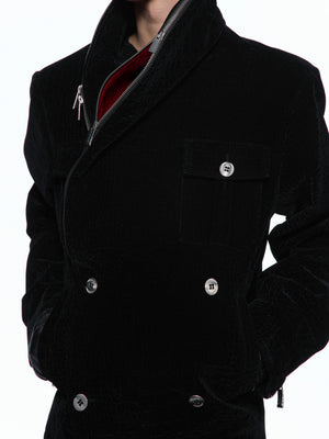 Crocodile-Texture Double-Zip Jacket - product image 2