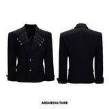 Metal-Detail Wide-Lapel Suit Separates - product image 5