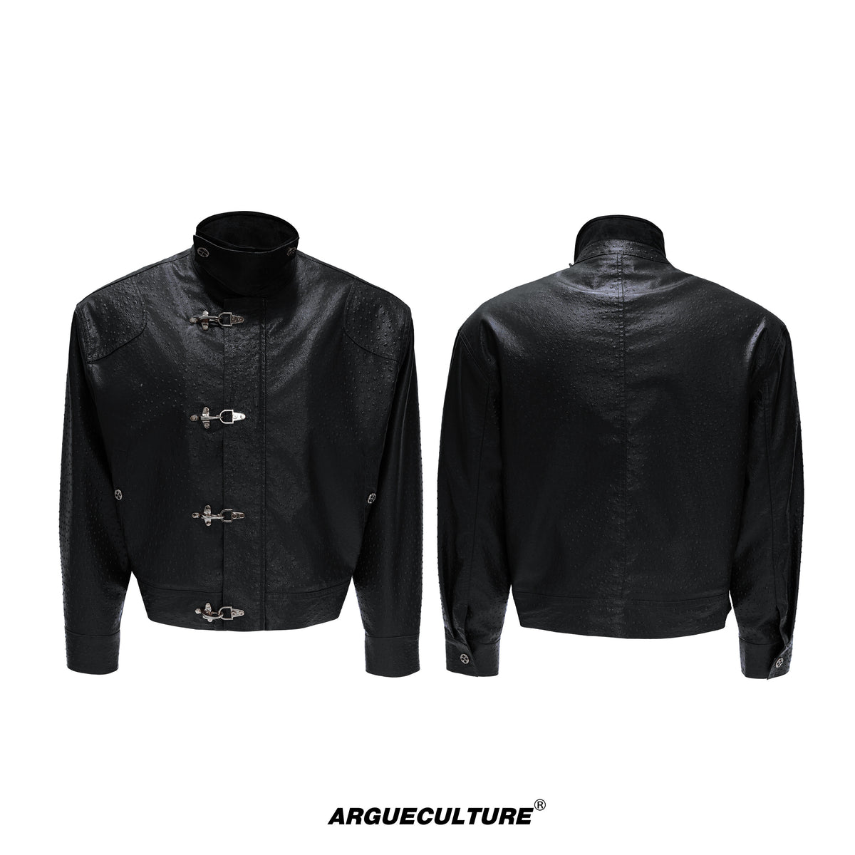 Ostrich Leather Padded Jacket - product image 5