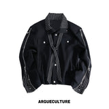 Striped Ribbon Zip Sweatshirt & Flared Pants - product image 5