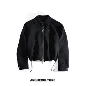 Deconstructed Rivet Dual-Zip Jacket - product image 5