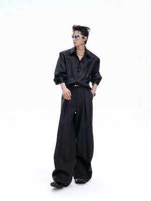 Deconstructed Pleated Trousers - product image 5