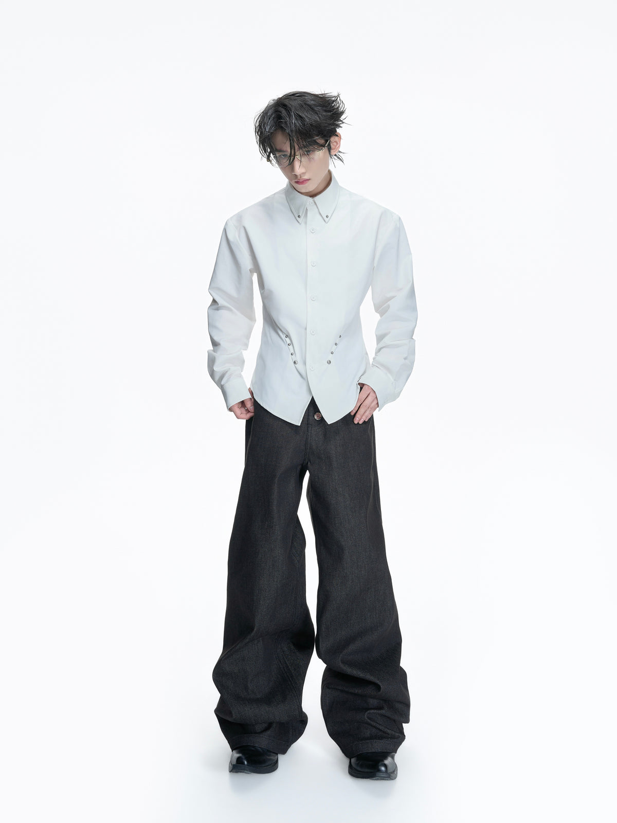 Rivet Waist-Cinched Shirt - product image 5