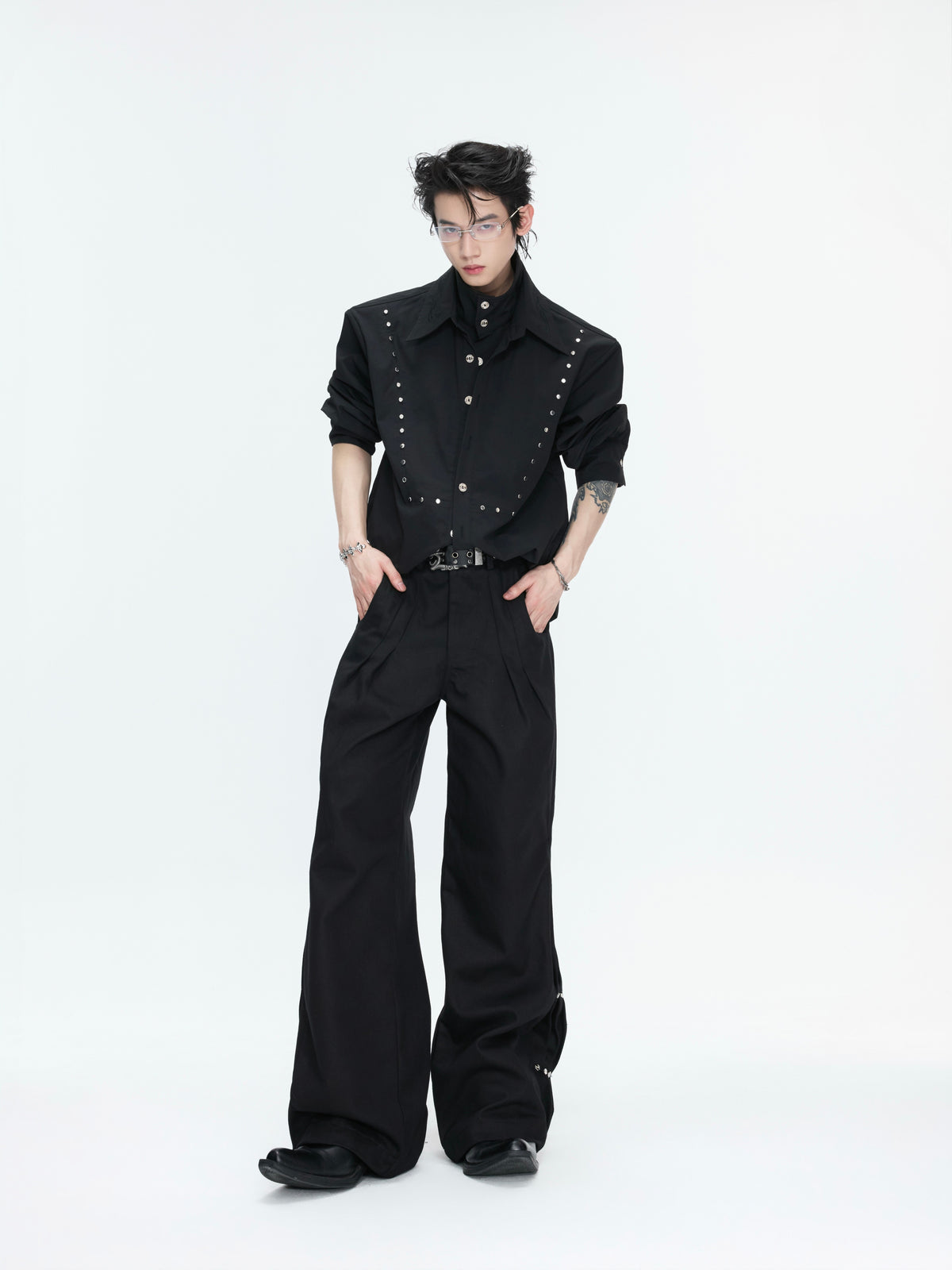 Mock-Layer Lapel Shirt - product image 2