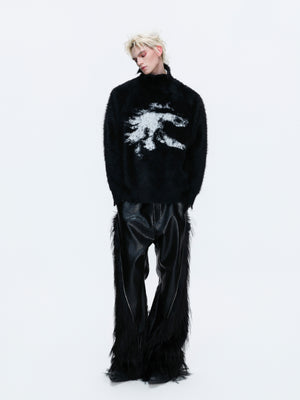 Deconstructed Wool-Blend Mock-Neck Knit - product image 5