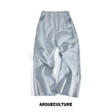 Striped Ribbon Zip Sweatshirt & Flared Pants - product image 5
