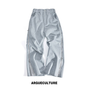 Striped Ribbon Zip Sweatshirt & Flared Pants - product image 5