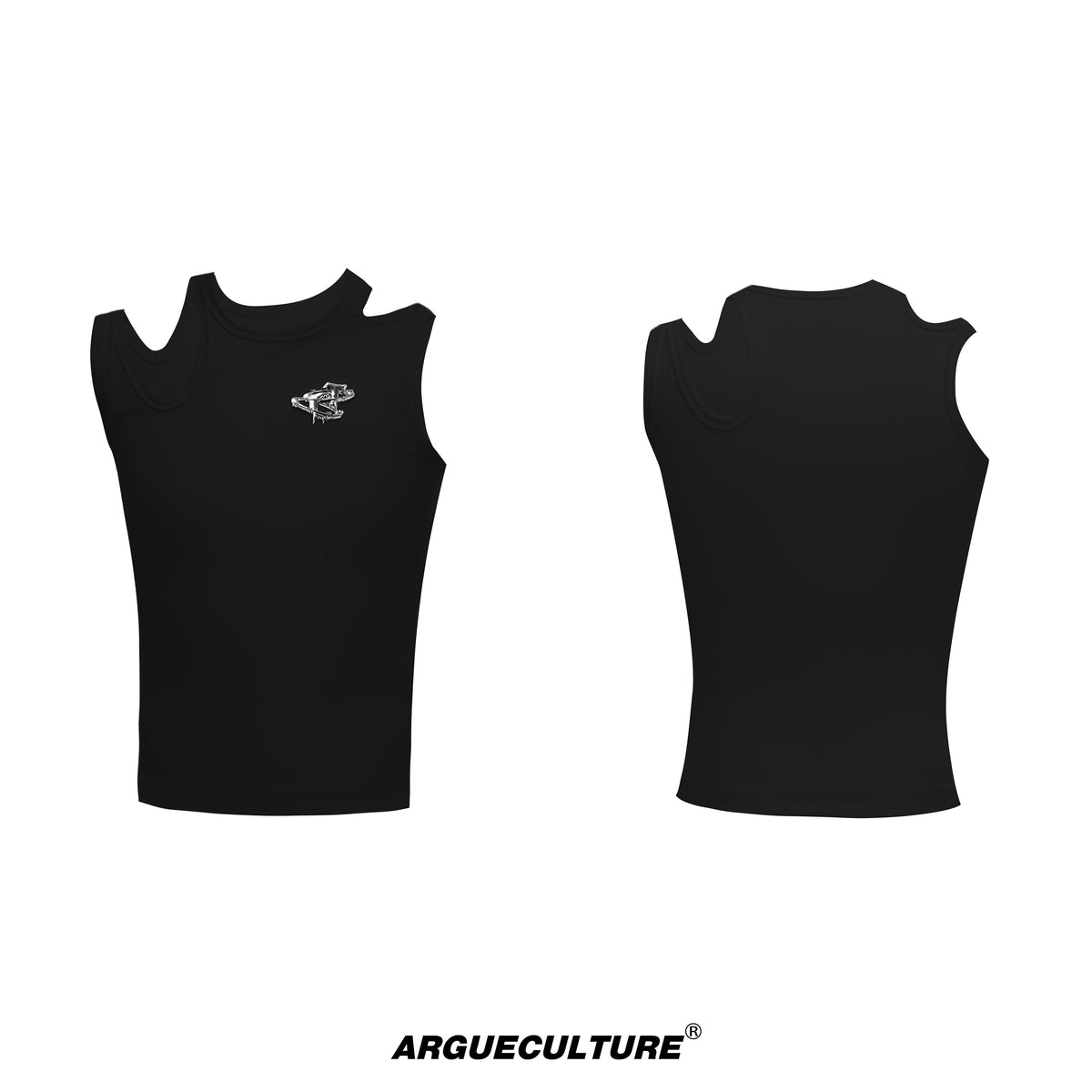 Cutout Metal-Detail Tank Vest - product image 5
