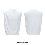 Modal Cotton Sleeveless Embroidered Tee - product image 5