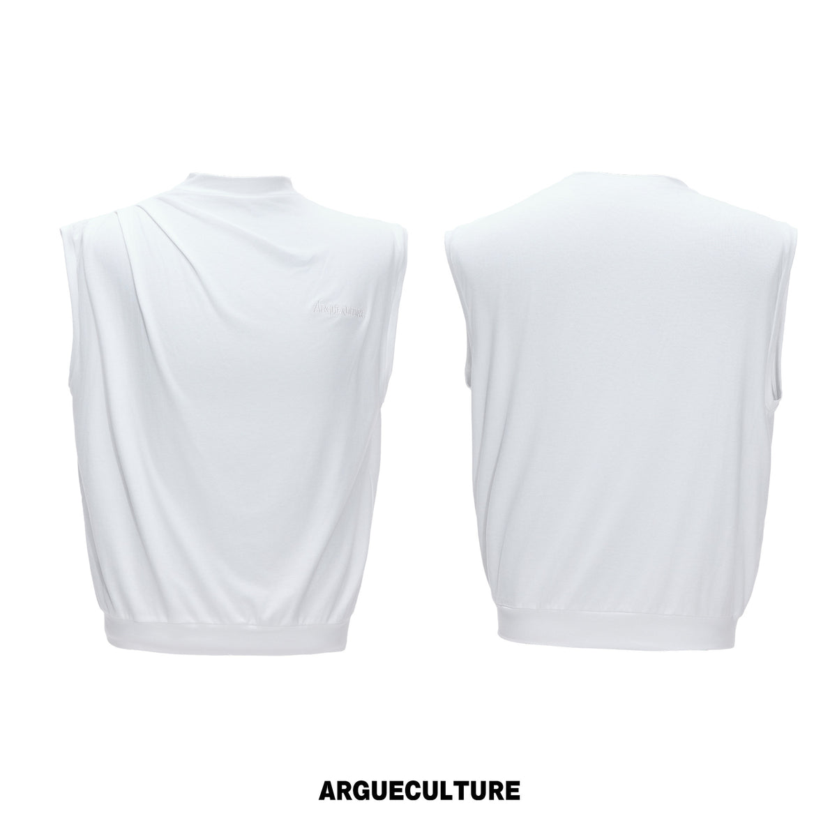Modal Cotton Sleeveless Embroidered Tee - product image 5