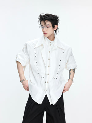 Mock-Layer Lapel Shirt - product image 1