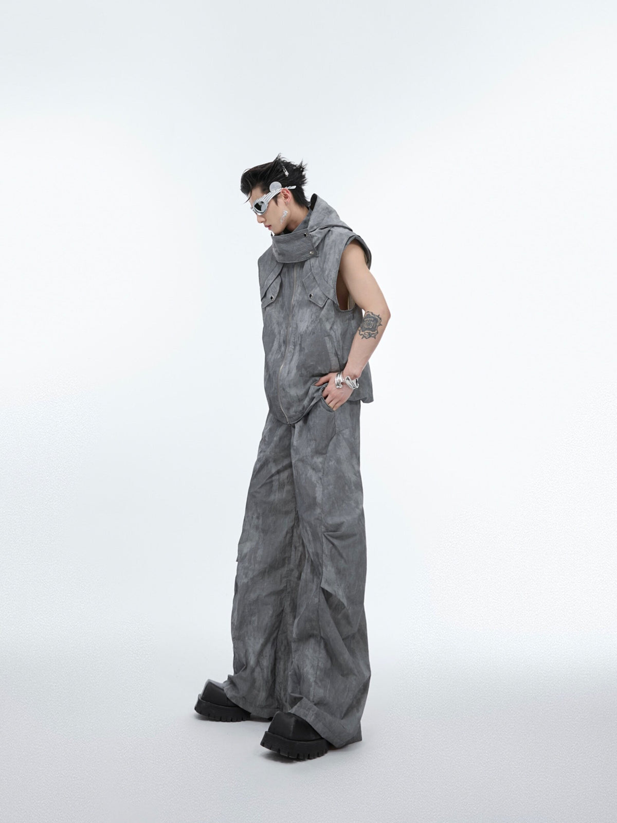 Deconstructed Nylon Vest or Pants - product image 1