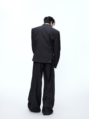 Deconstructed Wool-Blend Tailored Suiting - product image 4