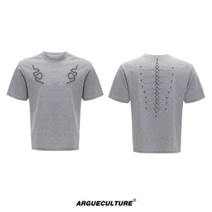 Snake Spine Studded Boxy T-Shirt - product image 5