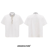 Sequined Square-Neck Polo T-Shirt - product image 5