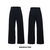 Textured Tie Shirt & Wide-Leg Pants - variant image 7