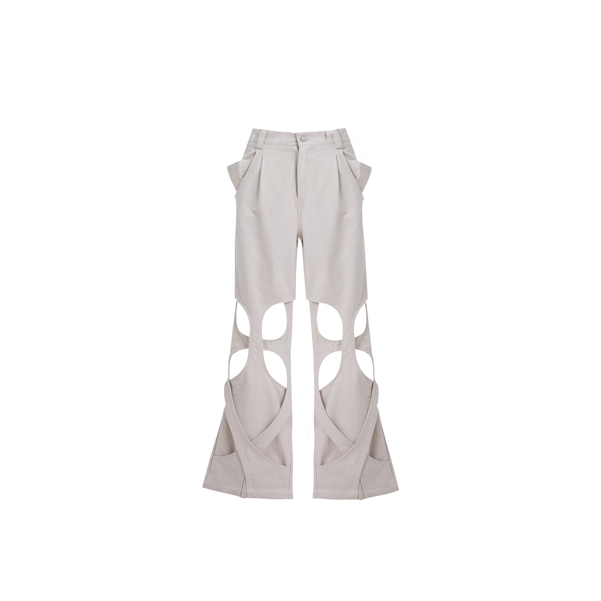 Deconstructed Cut-Out Cargo Pants - product image 5