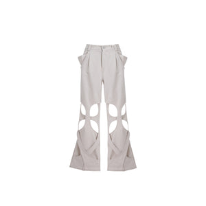 Deconstructed Cut-Out Cargo Pants - product image 5
