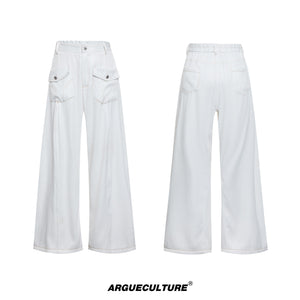 Pearl-Trimmed Distressed Denim Separates - product image 5
