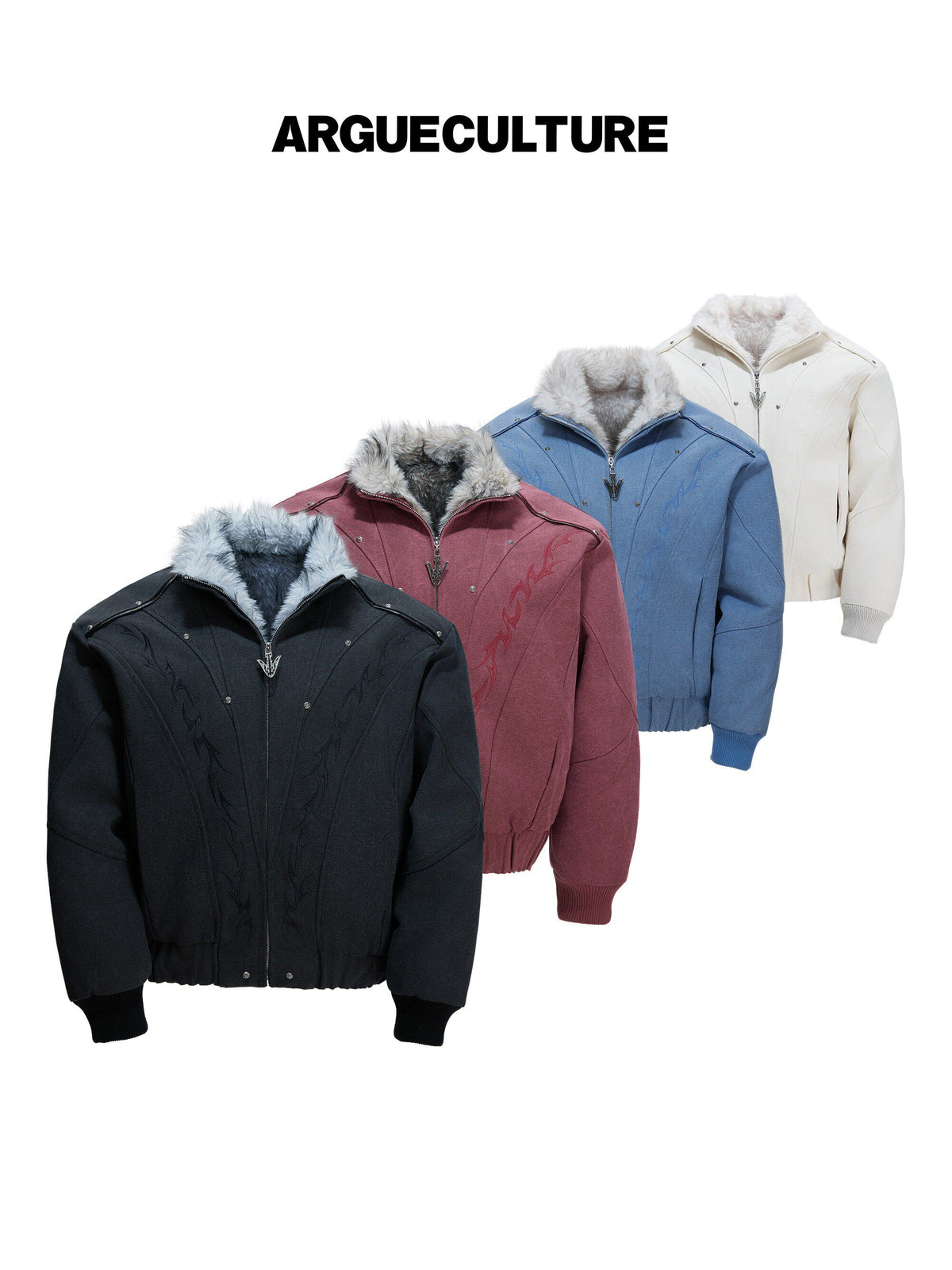 Washed Canvas Fleece-Lined Cropped Jacket - product image 1
