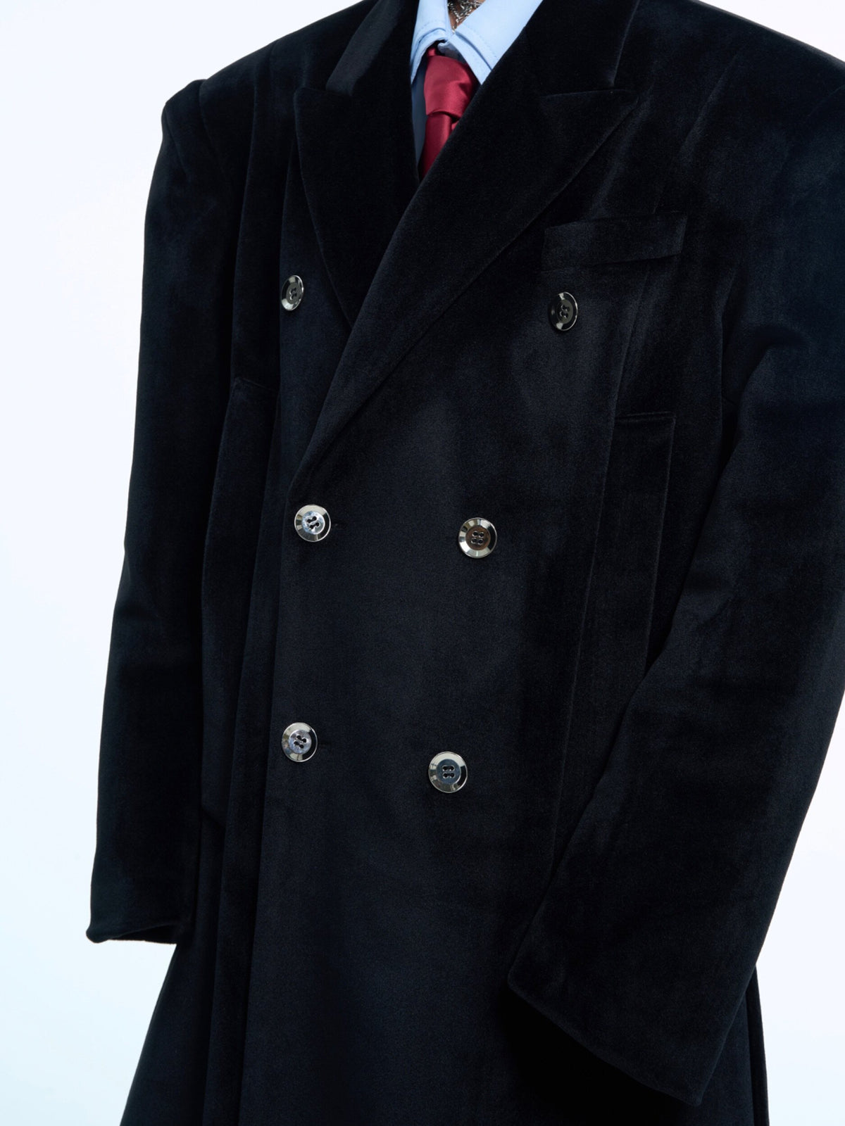 Metal Double-Breasted Structured Coat - product image 4