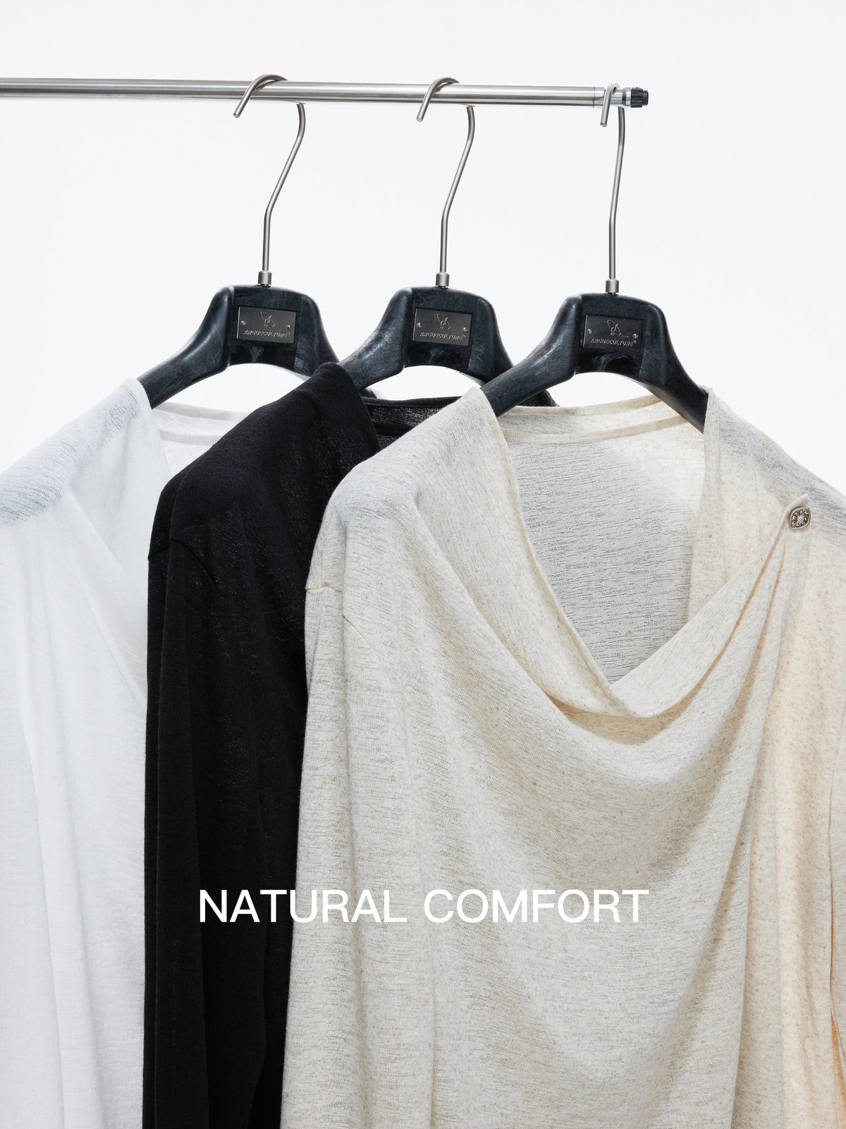 Asymmetric Draped Cowl-Neck Top - product image 3