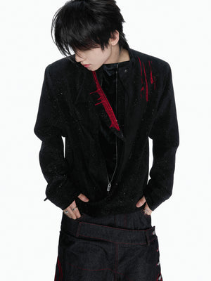 Stardust Suede Stand Collar Jacket - product image 2