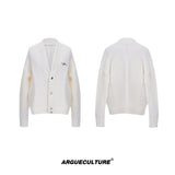 Ribbed V-Neck Relaxed Cardigan Sweater - product image 5