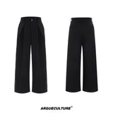 Embroidered Pleated Wide-Leg Trousers - product image 5