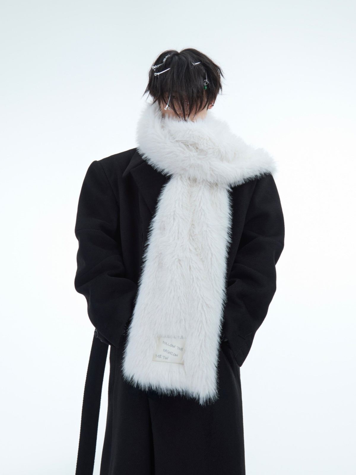 Faux-Mink Plush Scarf - product image 2