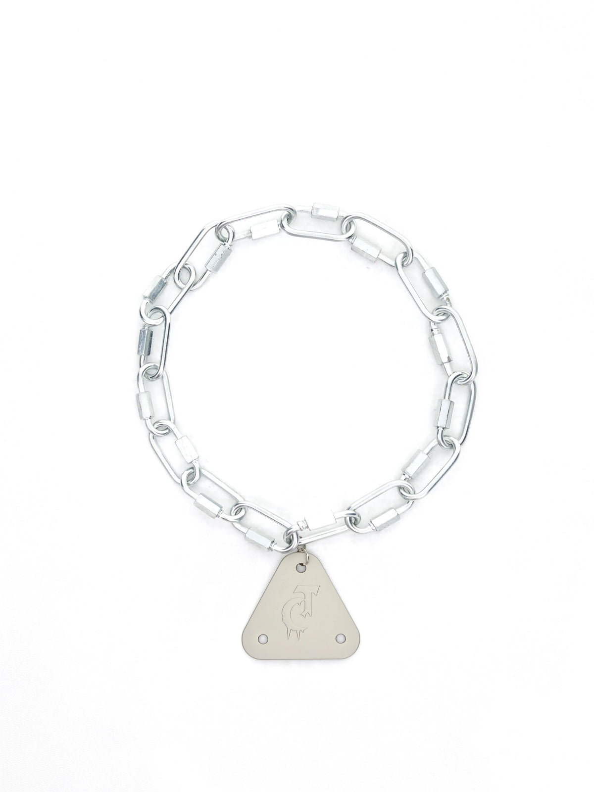 Metal Triangle Logo Pendant Necklace - product image 5