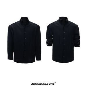 Textured Linen Tencel Embroidered Shirt - variant image 8