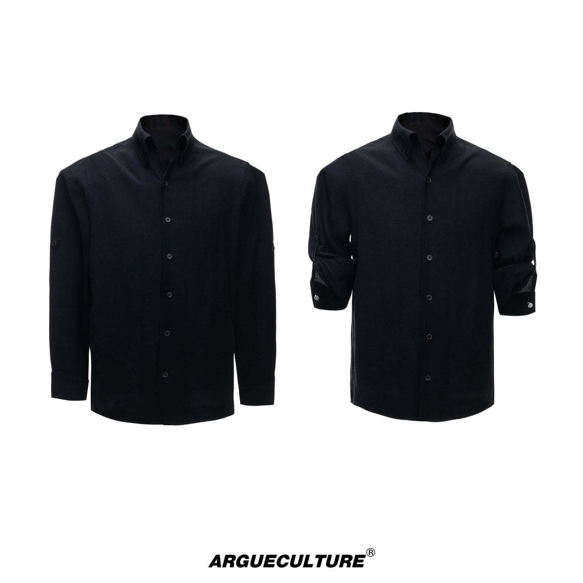 Textured Linen Tencel Embroidered Shirt - variant image 8