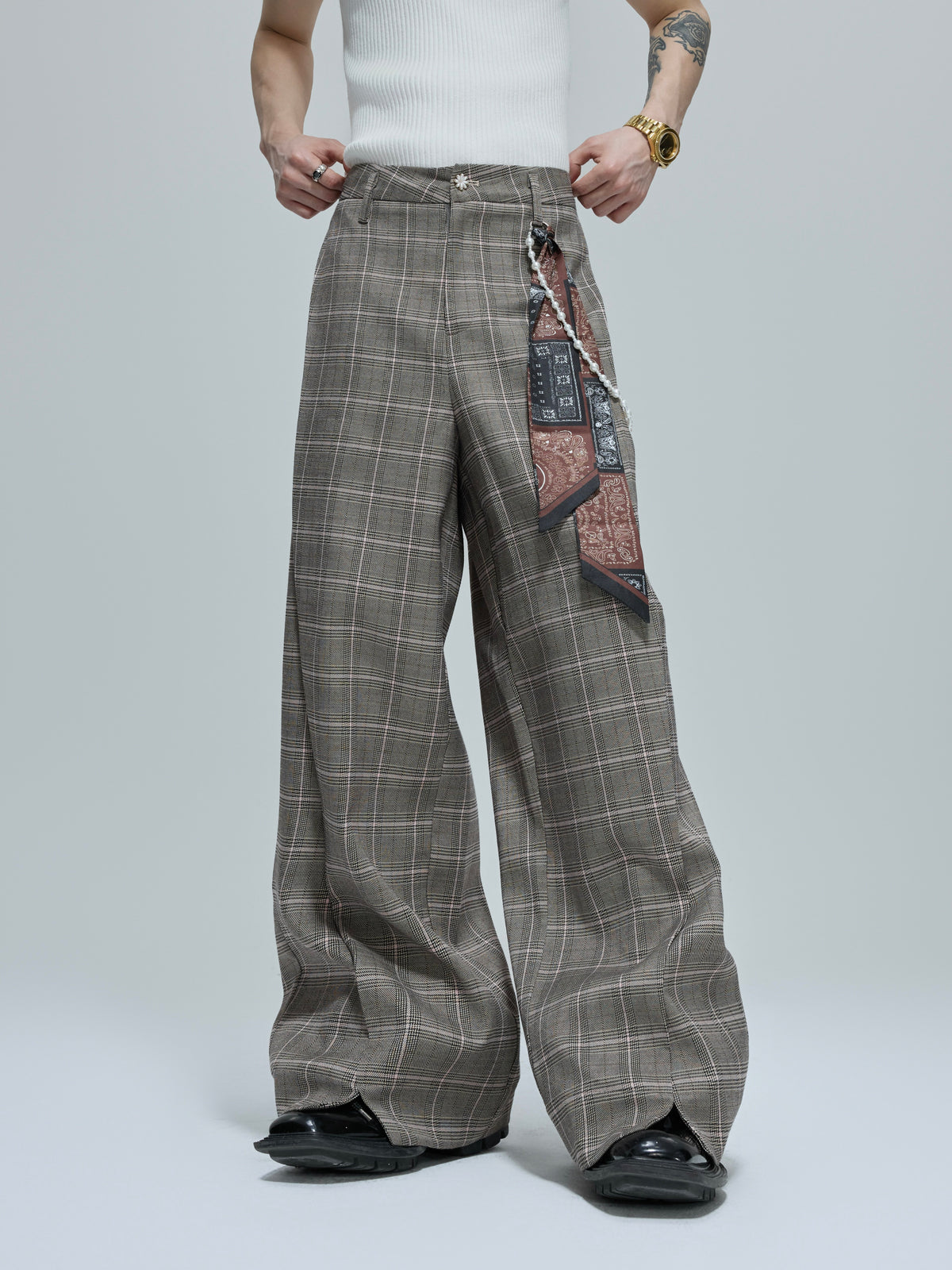 Houndstooth Cropped Jacket and Trousers - product image 5