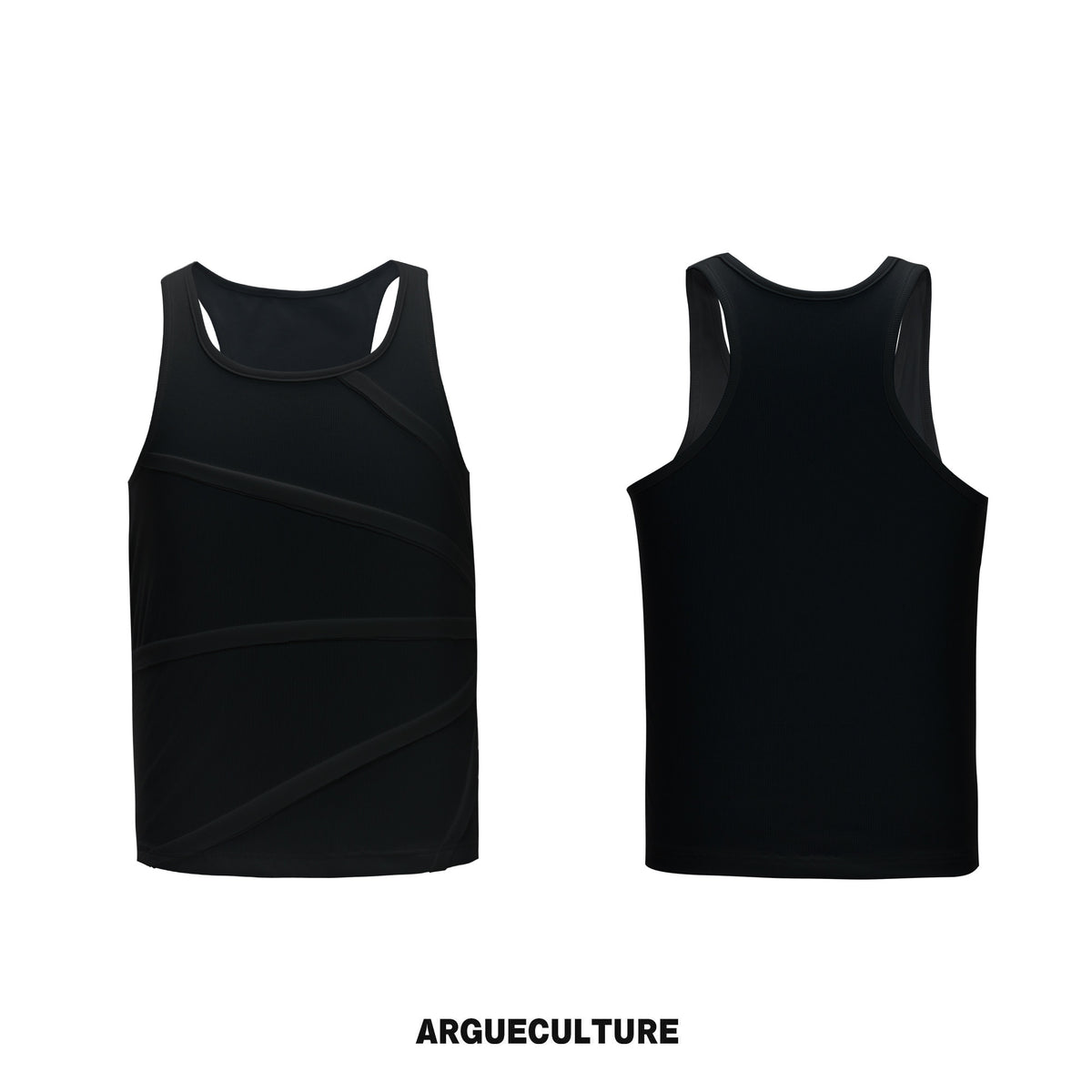 Asymmetric Ribbed Tank Top - variant image 6