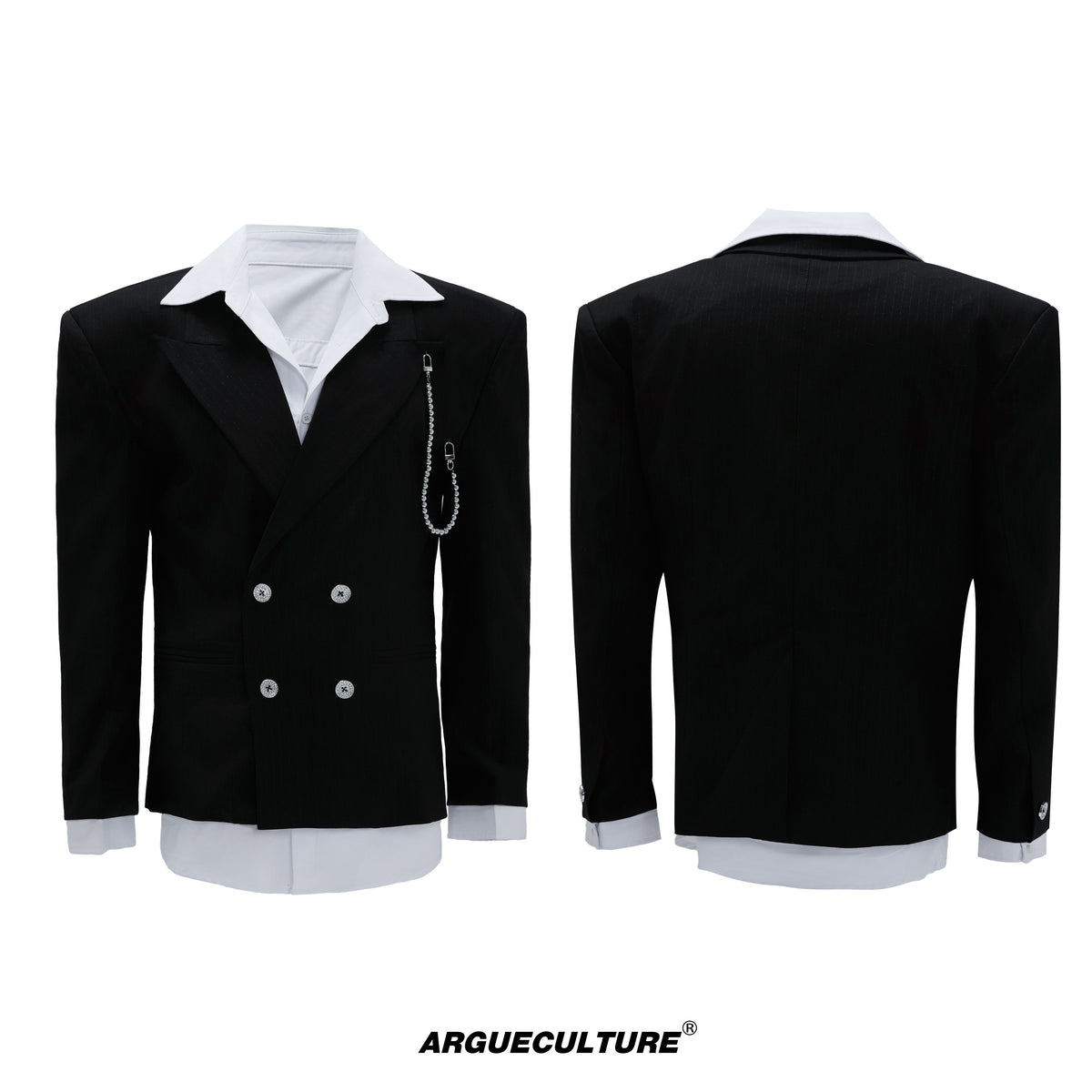 Relaxed Cotton Notch-Lapel Suit Set - product image 5