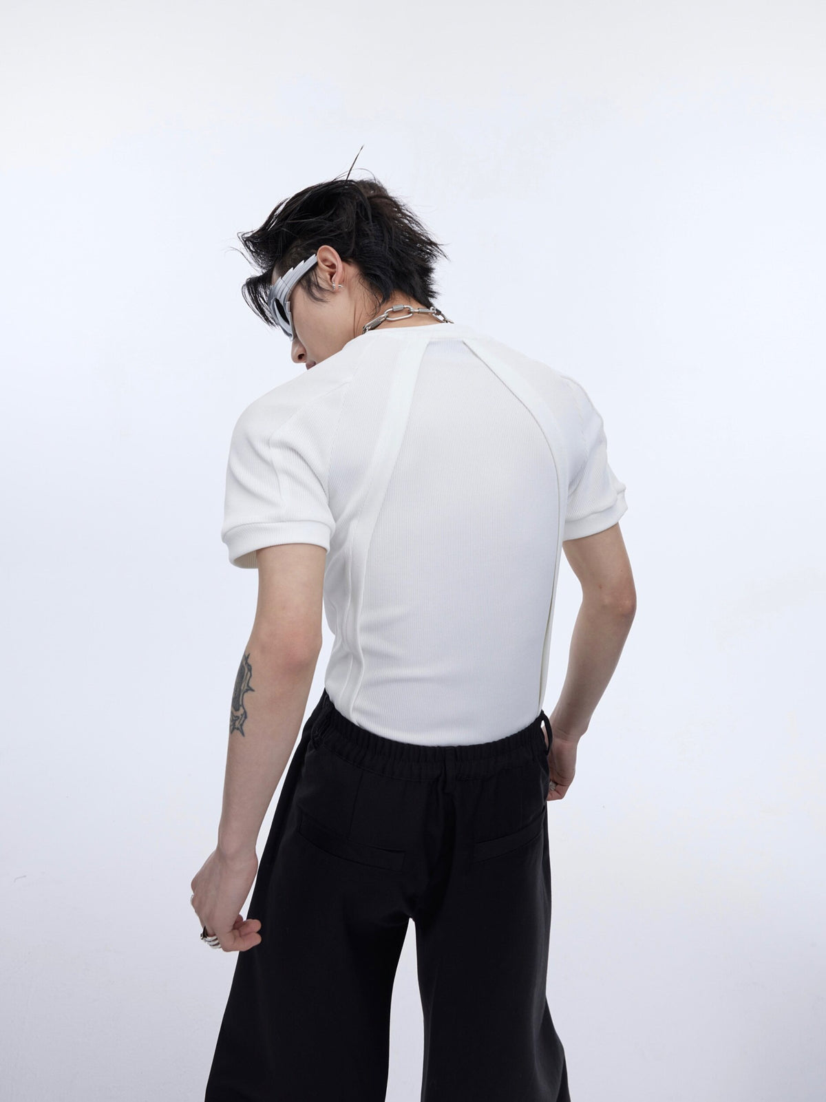 Deconstructed Sculptural Slim-Fit T-Shirt - product image 4