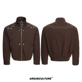 Washed Cropped Court-Button Jacket - product image 5