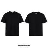Boxy Black Rivet V-Neck T-Shirt - product image 5