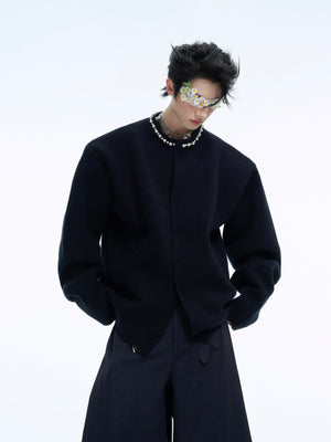 Pearl-Trimmed Short Cardigan Sweater - product image 5