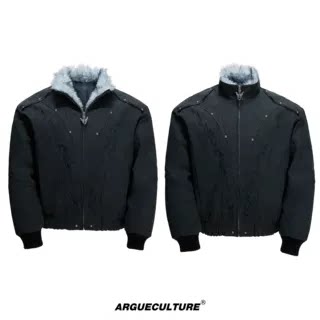 Washed Canvas Fleece-Lined Cropped Jacket - product image 5