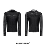 Embossed Mesh Long-Sleeve Tee - product image 5