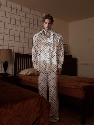 Deconstructed Long-Sleeve Pajama Set - product image 4