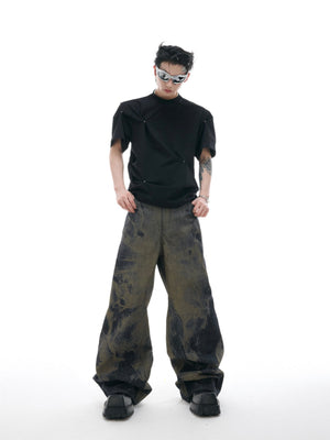 Pleated Boxy Cotton T-Shirt - product image 5