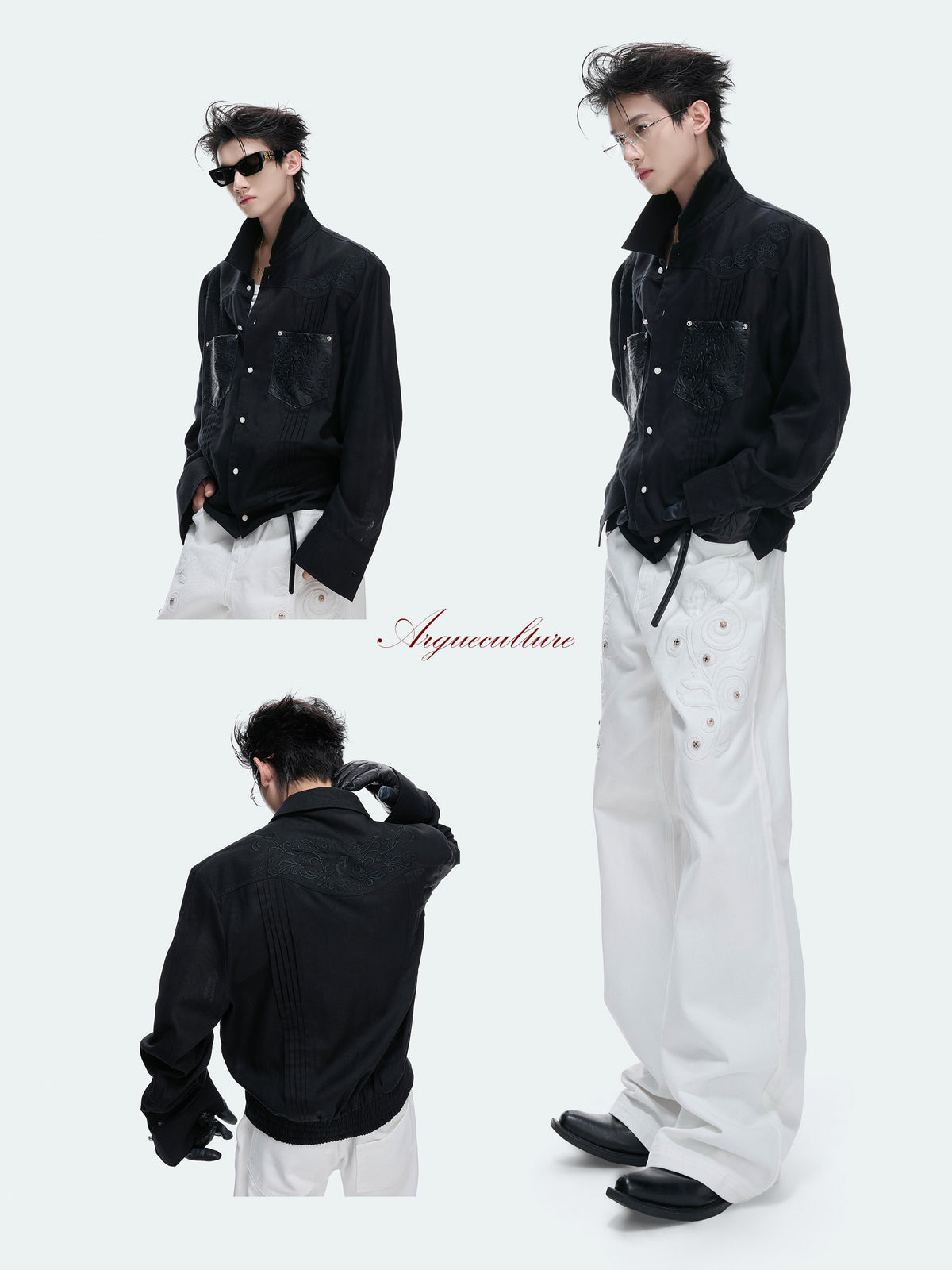 Floral Embroidered Linen Shirt Jacket - product image 5
